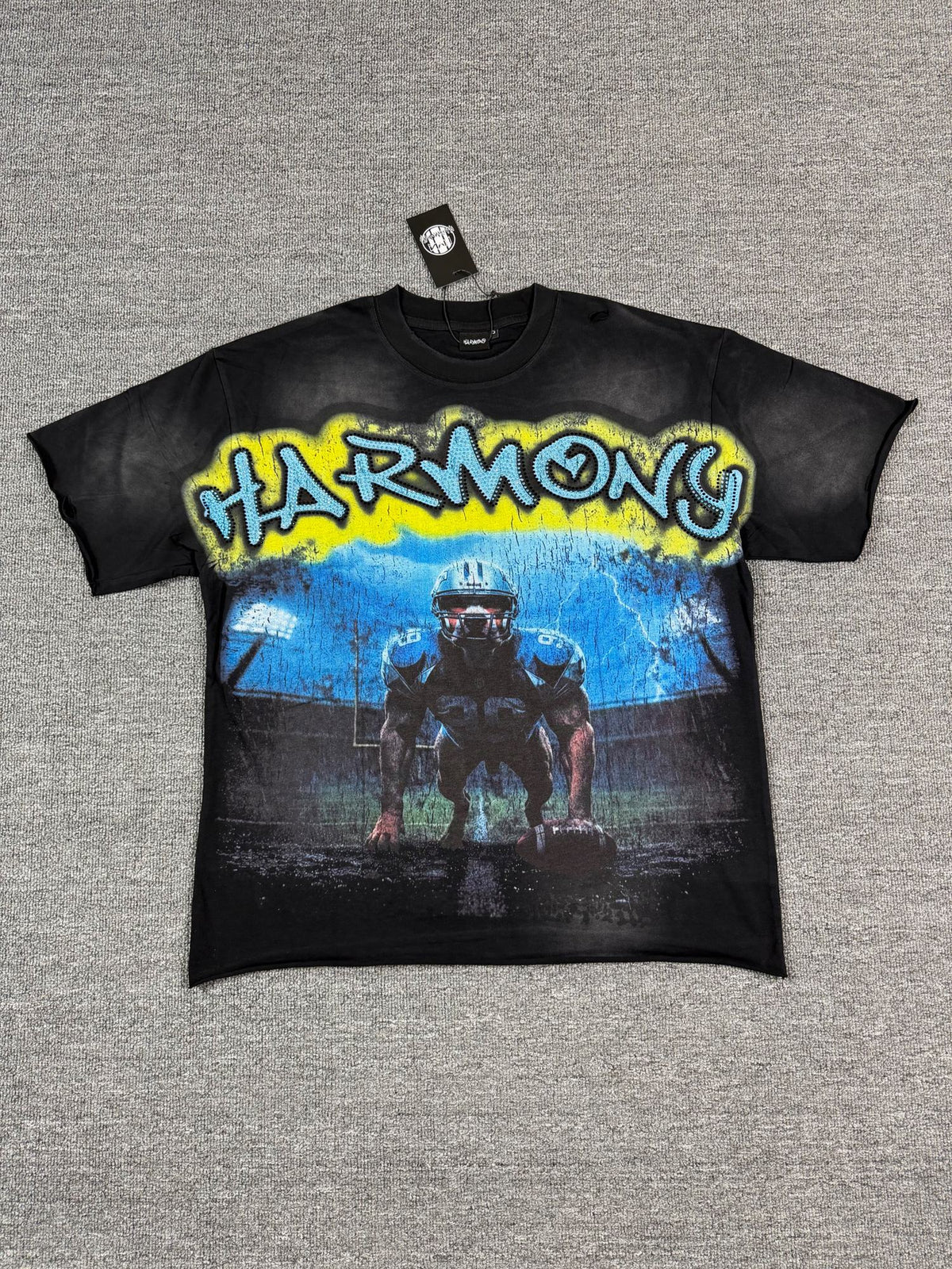 HARMONY New Age Football Graphic T-Shirt