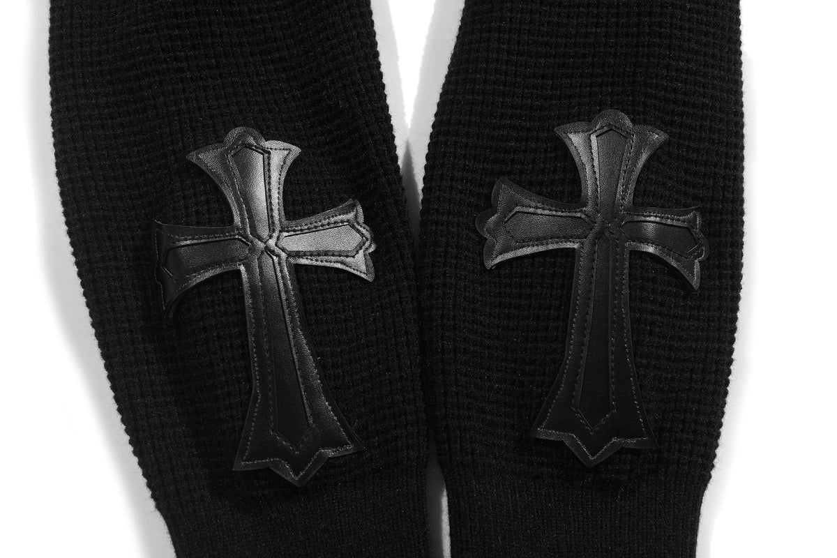 Chrome Hearts Cross Applique Knit Sweater