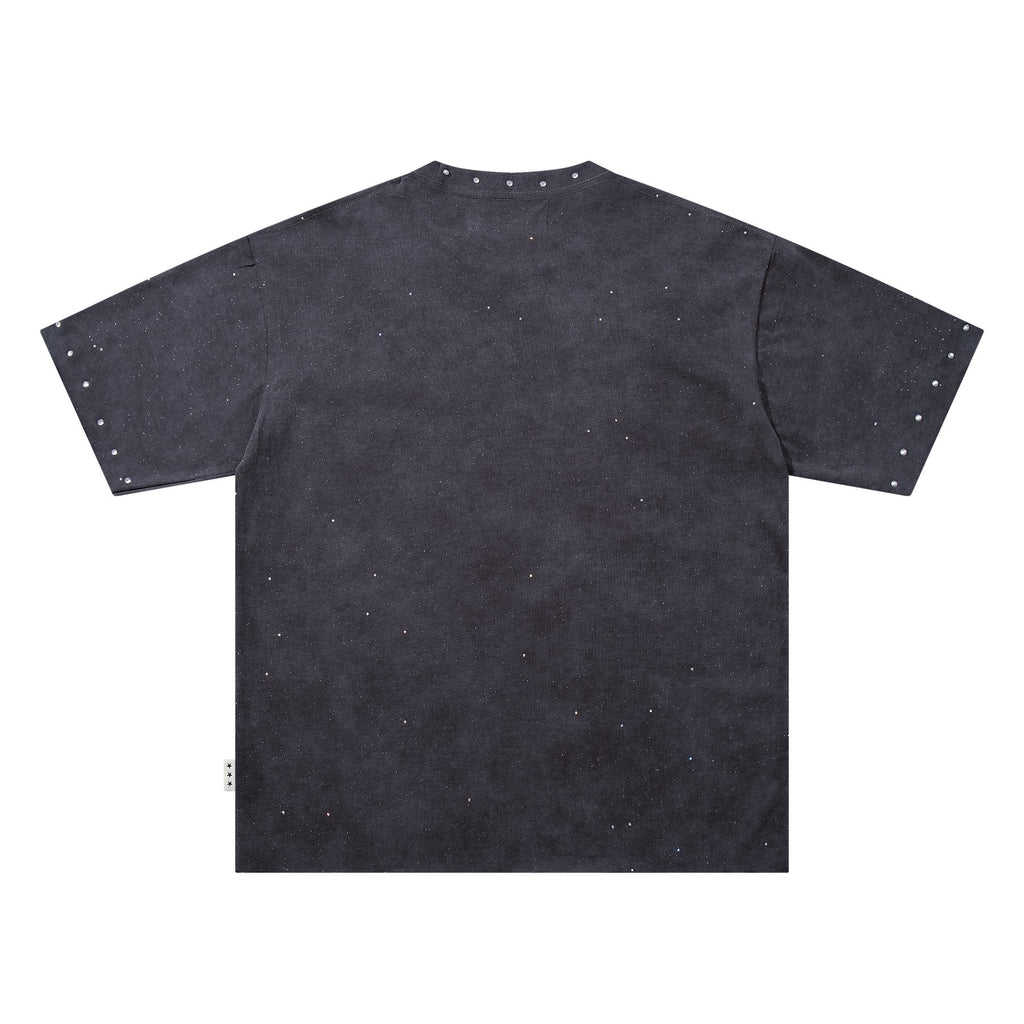 BKYS Revival Rhinestone Portrait Graphic T-Shirt