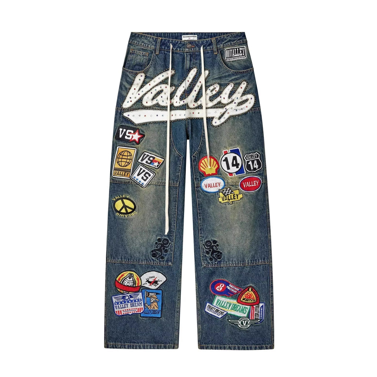 Vale Forever 1980s Painter Denim Wash