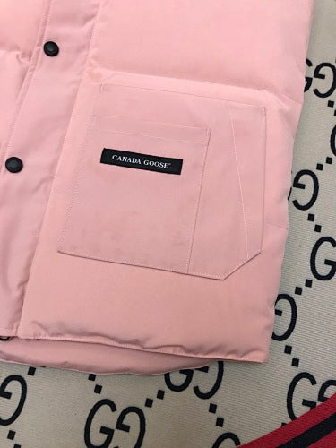 Canada Goose Pink Freestyle Crew Down Vest