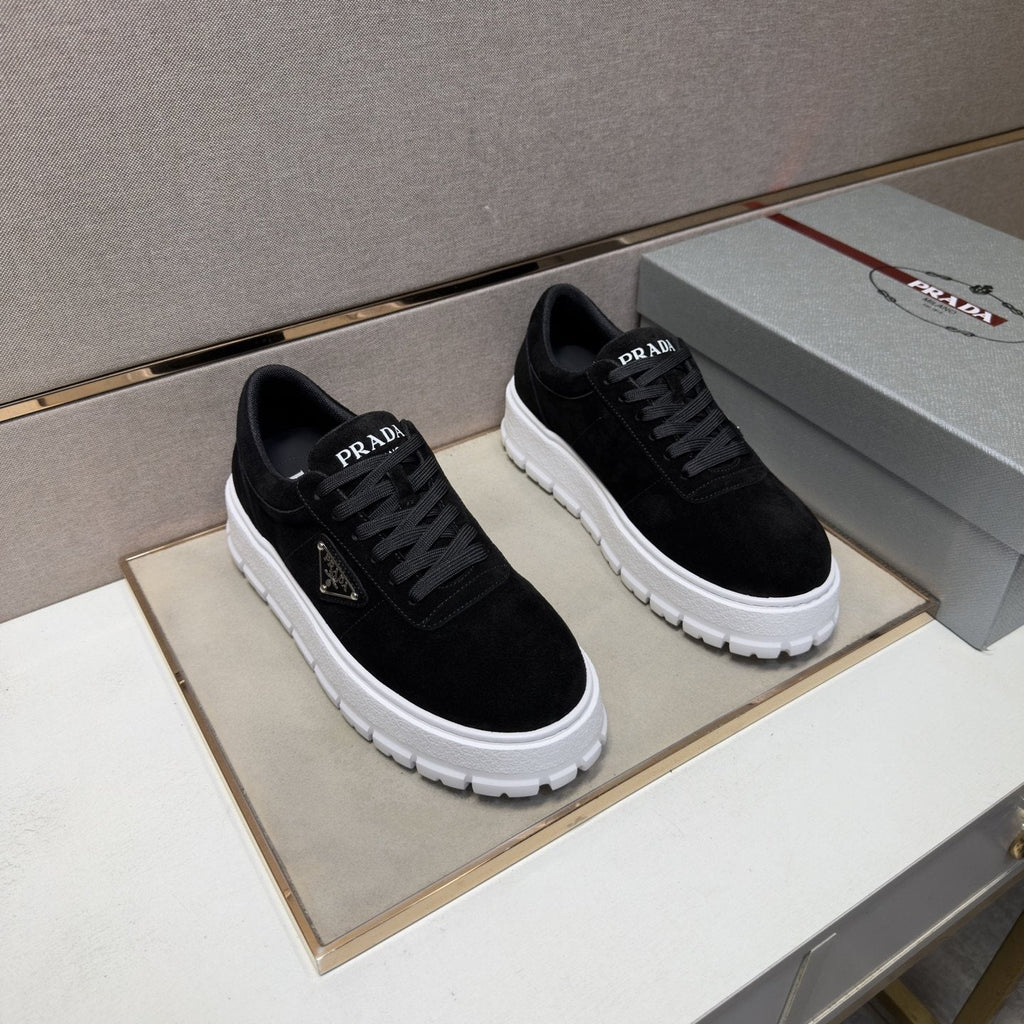 Prada Men's Paneled Chunky-Sole Sneakers