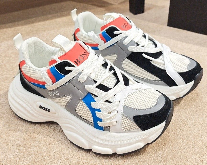 Hugo Boss Men's Mesh Panel Sneakers
