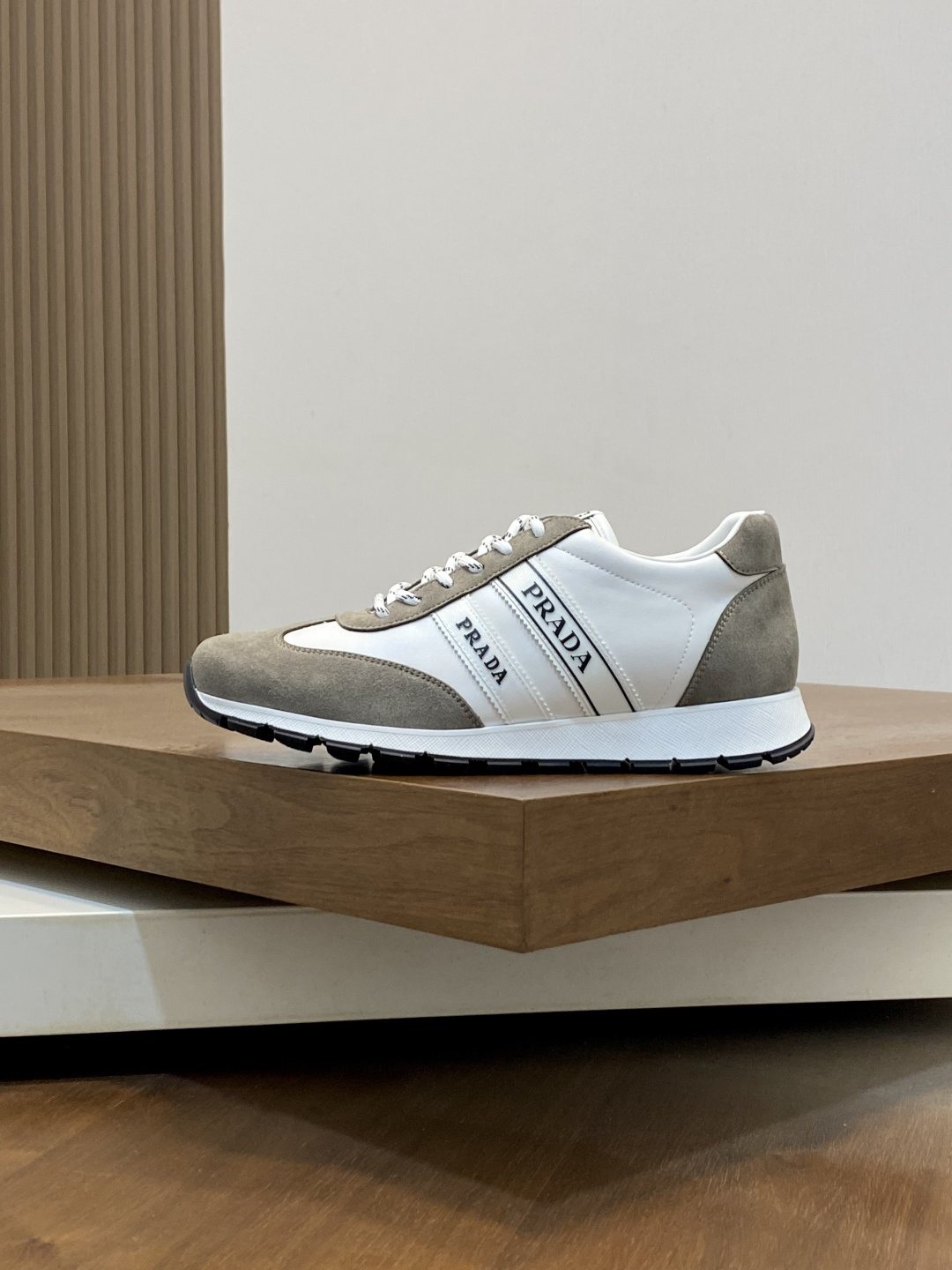 Prada Men's Color-Block Low-Top Sneakers