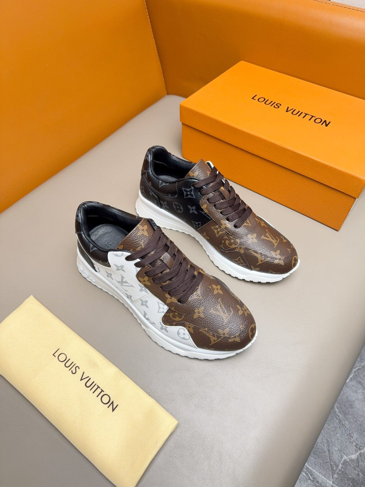 Louis Vuitton Monogram-Pattern Sneakers