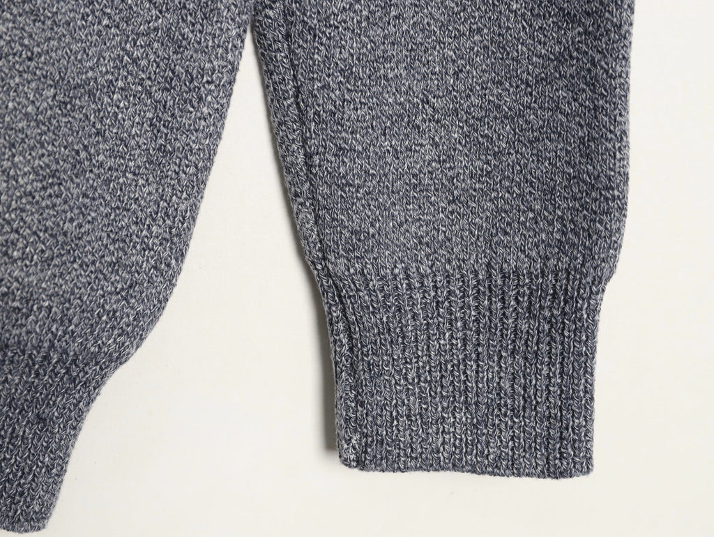 Loewe Anagram and Lettering Crewneck Knit Sweater - Gray